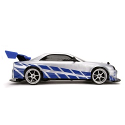 JADA ELITE FAST AND FURIOUS MASINUTA RC CU TELECOMANDA BRIAN NISSAN SKYLINE GTR R34 SCARA 1 LA 10 - Img 3