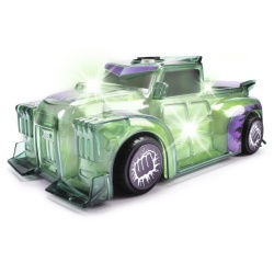 JADA MARVEL MASINUTA LIGHT HERO HULK CU SUNETE SI LUMINI SCARA 1:32 - Img 3