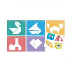 Joc creativ Tangram traditional cu piese translucide - Img 2