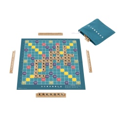 JOC SCRABBLE 2 IN 1 DIN LEMN IN LIMBA ENGLEZA - Img 2