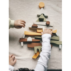 Jucarie din lemn - Blocuri puzzle - Img 2