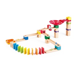 Jucarie din lemn - Marble Run Crazy Rollers (50 piese) - Img 1