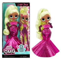 L.O.L. SURPRISE! OMG LADY DIVA PAPUSA FASHIONISTA CU ACCESORII - Img 7