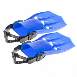 Labe de Inot si Scufundari, marime S (17-20cm), culoare Albastra - Img 1