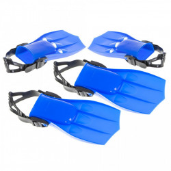 Labe de Inot si Scufundari, marime S (17-20cm), culoare Albastra - Img 2