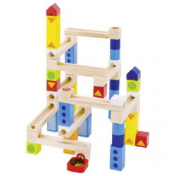 Labirint din lemn de construit Cursa cu bile - Img 2