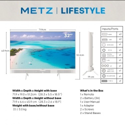 LED TV HD 32"(80cm) METZ 32MQE7100Z - Img 5