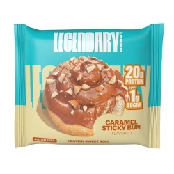 Legendary Foods Protein Sweet Roll, Rulou Proteic Cu Aroma De Caramel Sticky Bun, 65 G