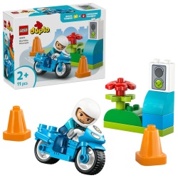 LEGO DUPLO MOTOCICLETA ALBASTRA DE POLITIE 10471 - Img 9
