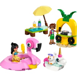 LEGO FRIENDS PETRECERE LA PISCINA CU UNICORNUL SI FLAMINGO 42658 - Img 2