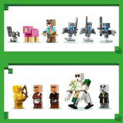 LEGO MINECRAFT ATACUL EVOCATORILOR ASUPRA SATULUI 21596 - Img 8