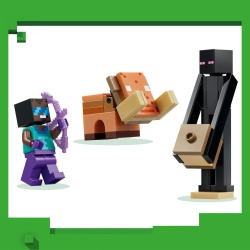 LEGO MINECRAFT CALATORIE PRIN PORTALURILE NETHER SI END 21584 - Img 5