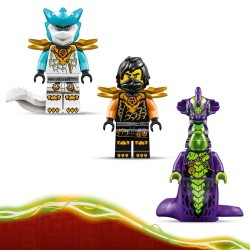 LEGO NINJAGO ROBOTUL DE MISIUNE AL LUI COLE SI DRAGONUL ZANE 71854 - Img 6