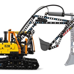 LEGO TECHNIC CAMIONUL FMX ȘI EXCAVATORUL ELECTRIC EC230 DE LA VOLVO 42175 - Img 8