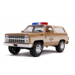 MACHETA METALICA 1980 CHEVY POLICE K5 SCARA 1 LA 24 - Img 3