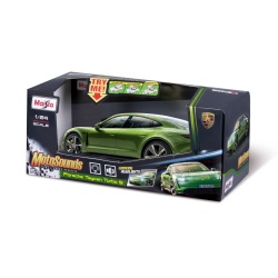 MAISTO MASINUTA CU SUNETE SI LUMINI PORSCHE TAYCAN TURBO S SCARA 1 LA 24 - Img 1