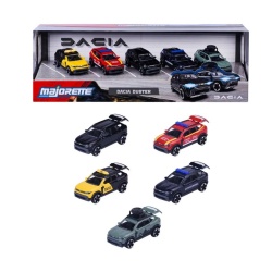 MAJORETTE SET 5 MASINUTE METALICE DACIA DUSTER SCARA 1 LA 64