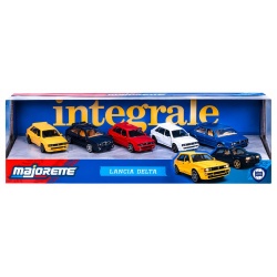 MAJORETTE SET 5 MASINUTE METALICE LANCIA DELTA SCARA 1 LA 64