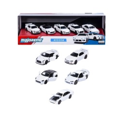 MAJORETTE SET 5 MASINUTE METALICE NISSAN SCARA 1 LA 64 - Img 3