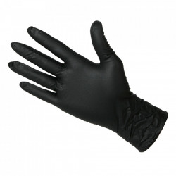 MANUSI EXAMIN NITRIL NEPUDRATE S(NEGRU)100BUC/CUT
