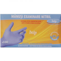 MANUSI EXAMINARE NITRIL NEPUDRATE S 100/CUTIE