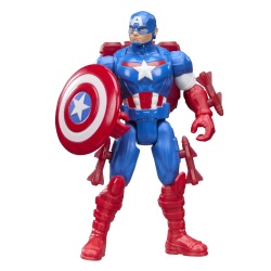 MARVEL AVENGERS ACTION VERS SET FIGURINA CAPTAIN AMERICA SI ACCESORII 11.4CM - Img 10