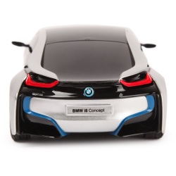 MASINA CU TELECOMANDA BMW I8 ARGINTIE SCARA 1 LA 24 - Img 5