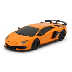 MASINA CU TELECOMANDA LAMBORGHINI AVENTADOR SVJ PORTOCALIU CU SCARA 1 LA 24 - Img 4