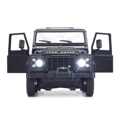 MASINA CU TELECOMANDA LAND ROVER DEFENDER NEGRU CU SCARA 1 LA 14 - Img 5