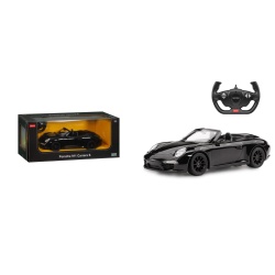 MASINA CU TELECOMANDA PORSCHE 911 CARRERA S NEGRU CU SCARA 1 LA 12 - Img 4