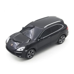 MASINA CU TELECOMANDA PORSCHE CAYENNE TURBO NEGRU CU SCARA 1 LA 24 - Img 3