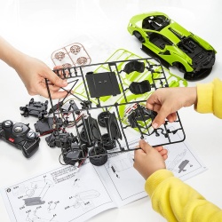 MASINUTA CONSTRUIBILA CU TELECOMANDA LAMBORGHINI SIAN FKP 37 SCARA 1 LA 18 - Img 8