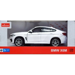 MASINUTA METALICA BMW X6M ALB SCARA 1 LA 24 - Img 5