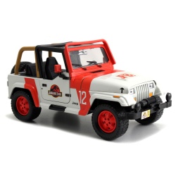 MASINUTA METALICA JURASSIC WORLD 1992 JEEP WRANGLER 1:24 - Img 3