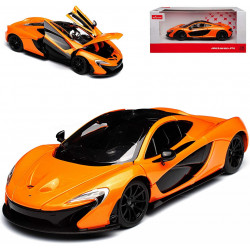 MASINUTA METALICA McLAREN P1 PORTOCALIU SCARA 1 LA 24 - Img 4