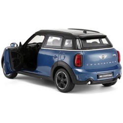 MASINUTA METALICA MINICOOPER ALBASTRU SCARA 1 LA 24 - Img 4