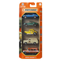 MATCHBOX SET 5 MASINUTE METALICE COFFEE CRUISERS V SCARA 1:64 - Img 1