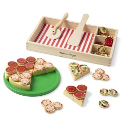 MELISSA AND DOUG SET DE JOACA DIN LEMN PETRECERE CU PIZZA - Img 2