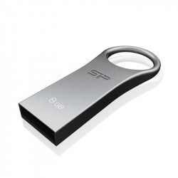 Memorie USB Silicon Power Firma F80 8GB USB 2.0 COB Zinc Alloy Silver - Img 2