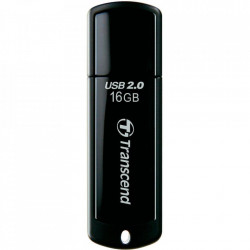 Memorie USB Transcend JetFlashÂ® 350 16GB, USB 2.0, Black - Img 1