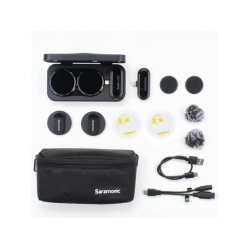 Microfon digital wireless Saramonic BlinkMe U2 x22.4 GHz, 2 x mic, 3000mAh - Img 6