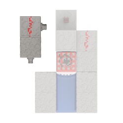 MINECRAFT CRAFT A BLOCK FIGURINA SKELETON 8CM - Img 4