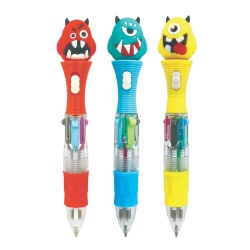 Mini pix 4 culori in 1 cu LED, Scary, 3 modele (36 buc/display) - Img 2