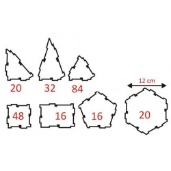 Miniland - Joc CONEXION 236 piese - Img 1