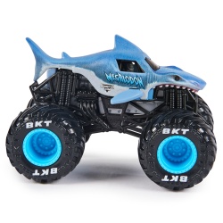MONSTER JAM MASINUTA METALICA MEGALODON SCARA 1 LA 64 - Img 2