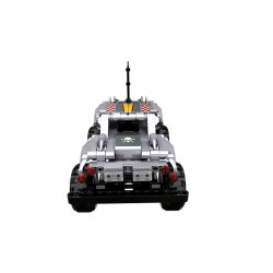 Monster truck argintiu tip lego tehnic de constructie (232 piese) - Img 5