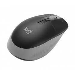 MOUSE LOGITECH, PC sau NB, wireless, 2.4GHz, optic, 1000 dpi, butoane/scroll 3/1, negru / gri, "910-005906" - Img 4