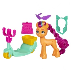 MY LITTLE PONY SUNNY STARSCOUT PE SCOOTER SET FIGURINA SI 4 ACCESORII - Img 7