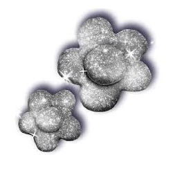 NISIP KINETIC METALE SI MINERALE STRALUCITOARE ARGINTIU - Img 4