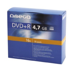 Omega DVD+R 4.7GB 16XSLIM CASE 10